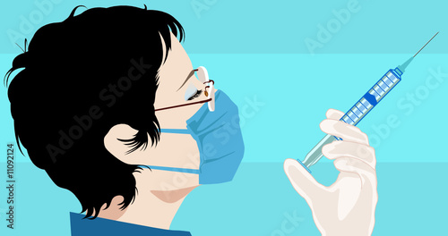 doctor getting ready for an injection