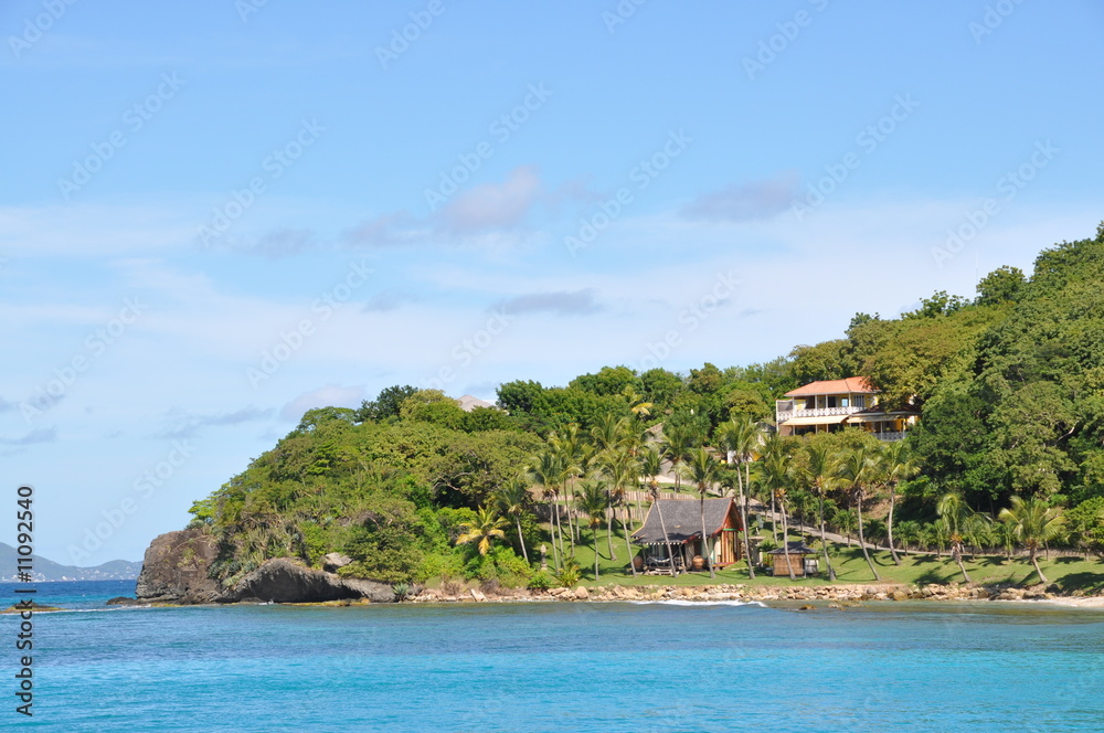 Fototapeta premium mustique island