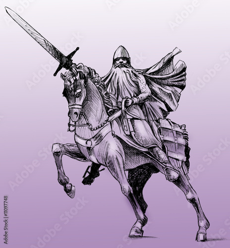 Statue of El Cid photo