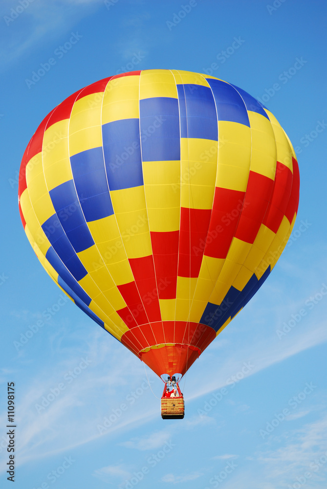 Naklejka premium Hot air balloon