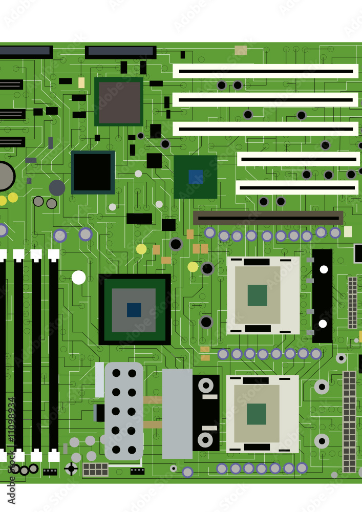motherboard vector motherboard vector