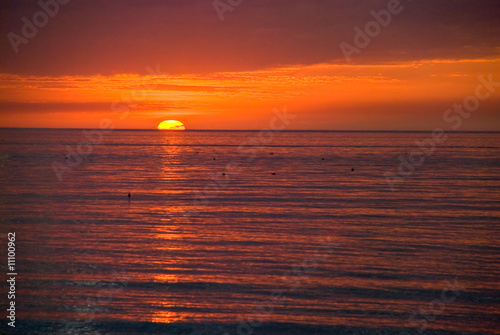 Sonnenuntergang in Naples Florida USA