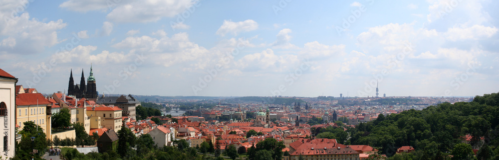 Beautiful view at Prague