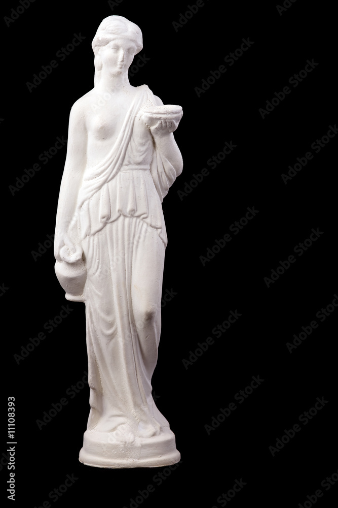white plaster statue