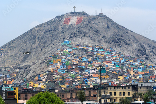 Architectural Chaos in poverty zones, Lima, Peru
