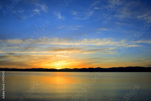 Sunset of the sea © Elren