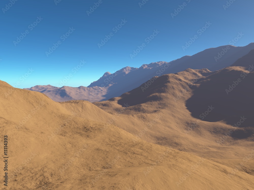 Naklejka premium Wüste