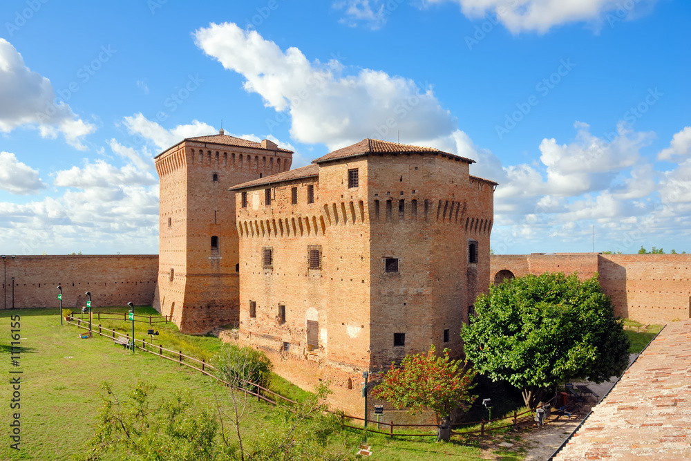 Castle in Cesena Italy