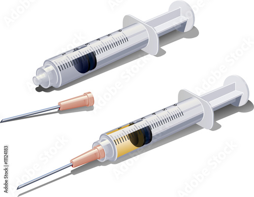 Syringe or Hypodermic Needle photo