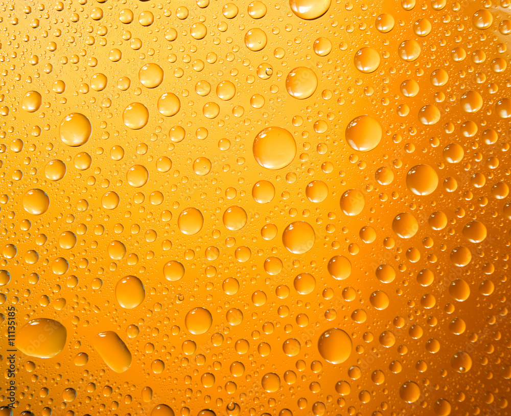 yellow water droplets background yellow water droplets background