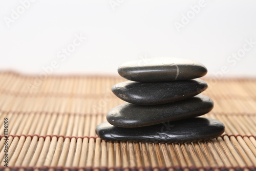 SPA abstract composition with stones massage