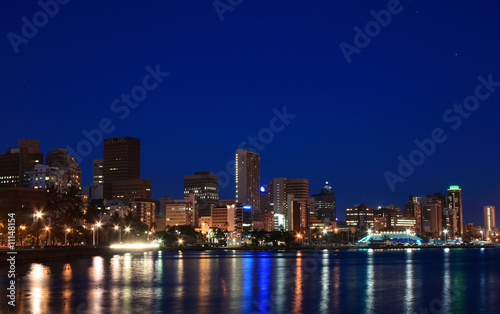 city night view of Durban, South Africa
