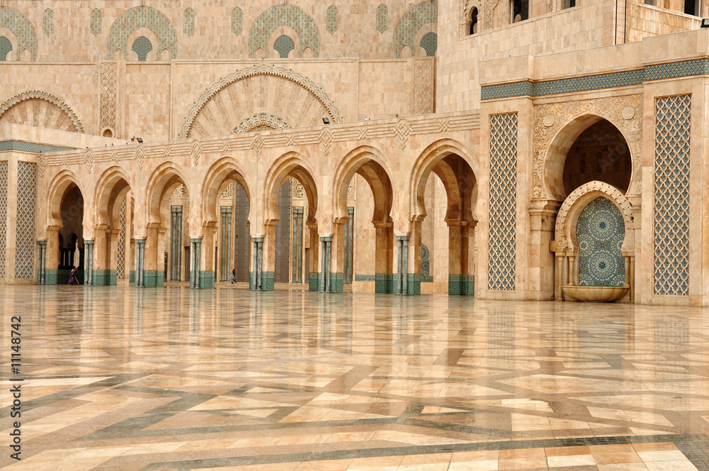 Fototapeta premium Hassan II Mosque in Casablanca, Morocco