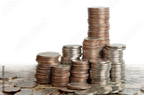 Stacks of Coins photo