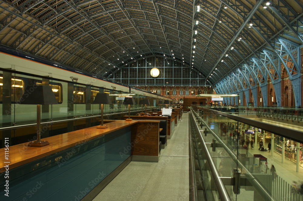 gare de Saint Pancras à Londres gare de Saint Pancras à Londres
