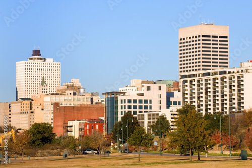 Downtown of Memphis, TN from Tom Lee park photo