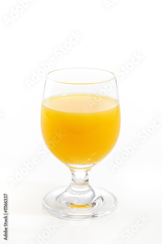 Orange Juice on White