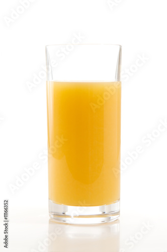 Orange Juice on White