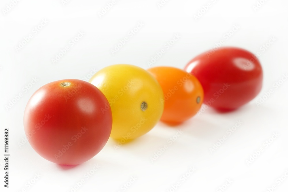 Little cherry varied multi color tomatoes Little cherry varied multi color tomatoes