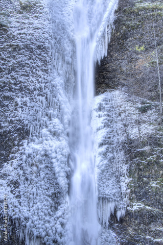 Horsetail Falls Frozen