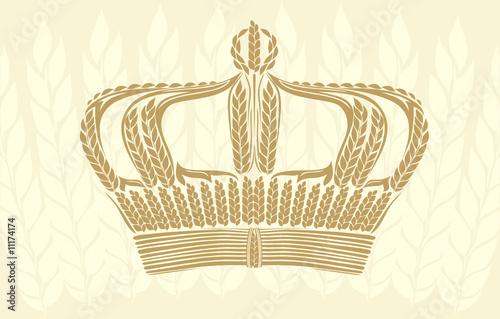 creative wheat crown