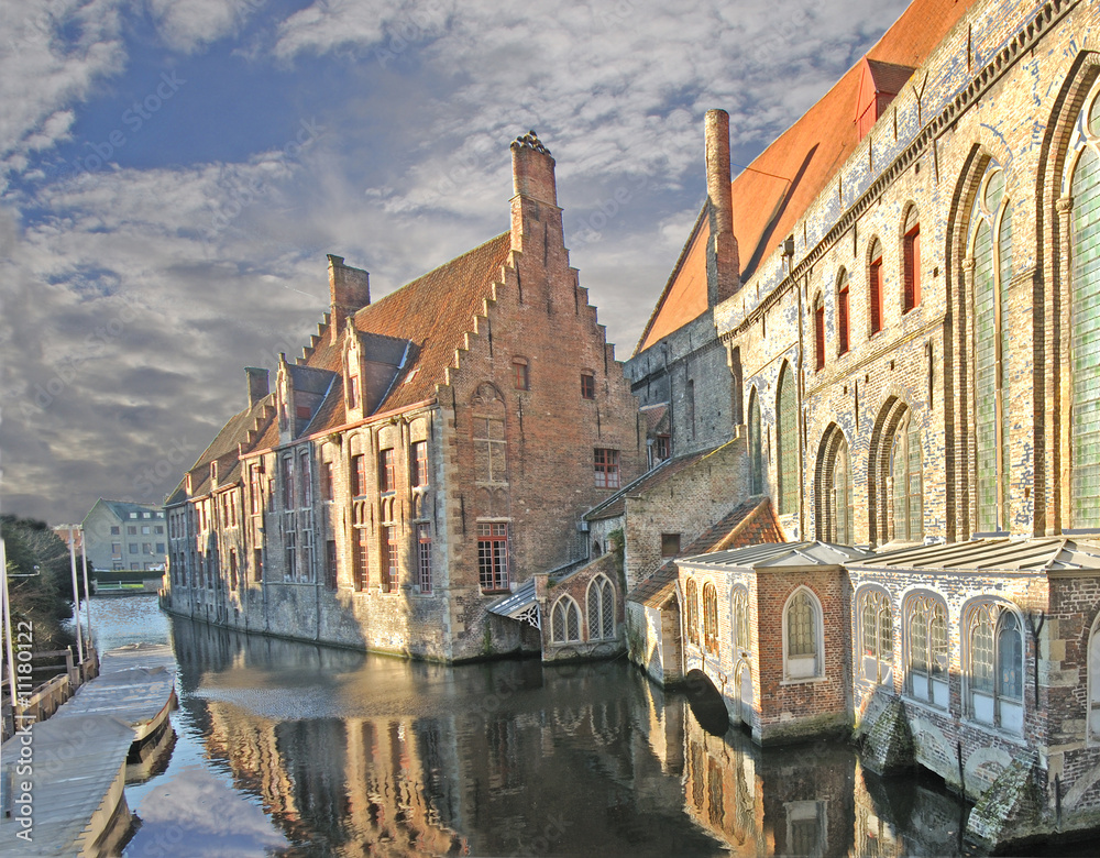 Brugge - Old Hospital and Canal