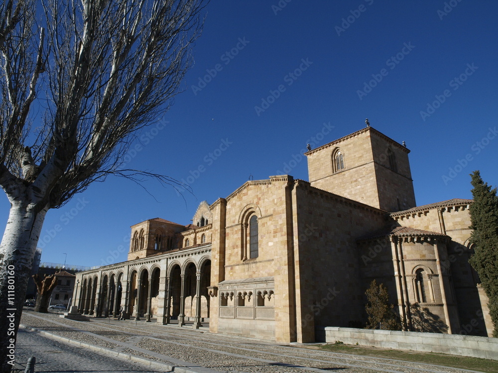 Iglesia de San Vicente en Avila (España)
