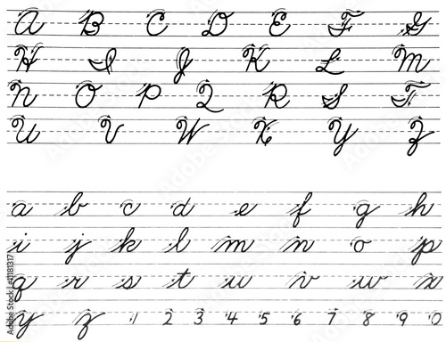 Alphabet writing helper