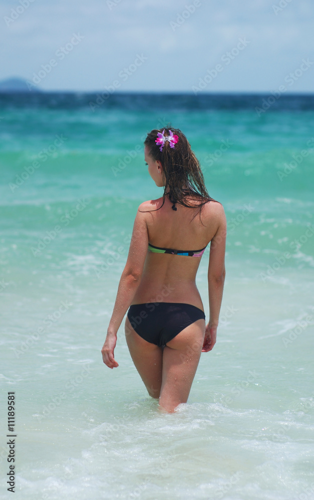 Going to swim Going to swim