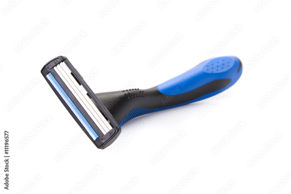 disposable shaving razor isolated on a white background disposable shaving razor isolated on a white background