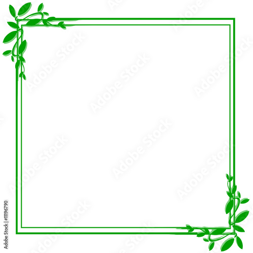CADRE VERT PRINTEMPS