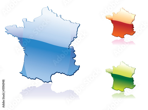 France..glossy map series