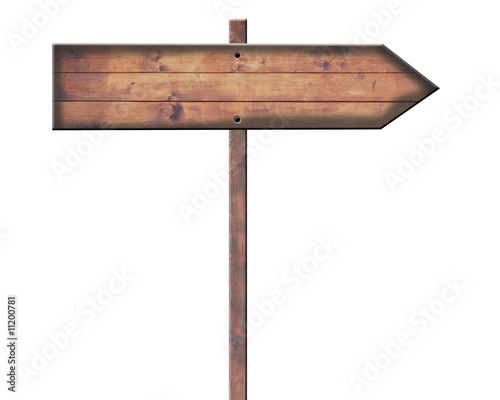 fleche en bois