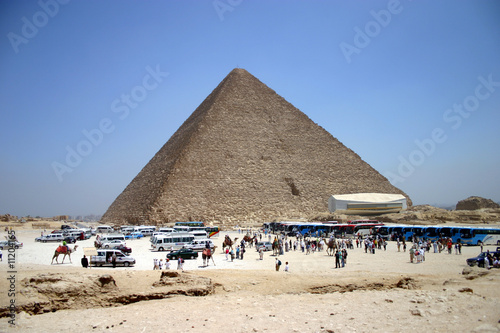 Tourists at the Pyramids
