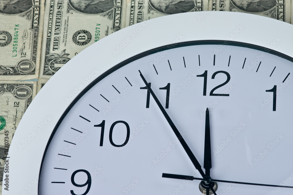 clock and money clock and money