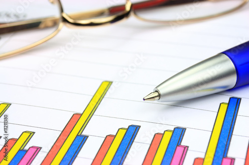 Colorful business chart