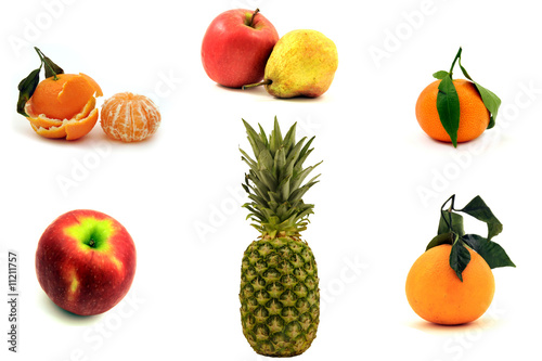 Collage di frutta