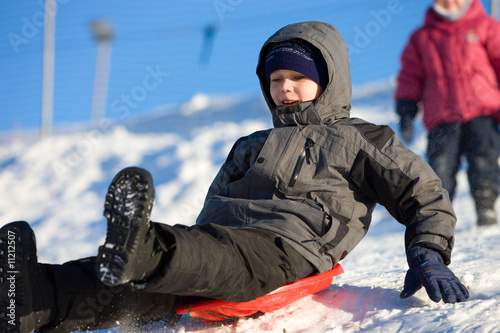 Canvastavla Fun high speed sledding