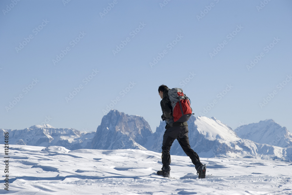 Schneeschuhwandern Dolomiten