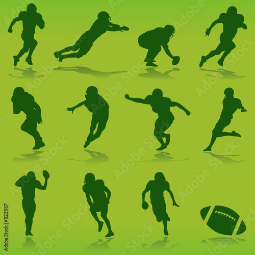 american football player vector