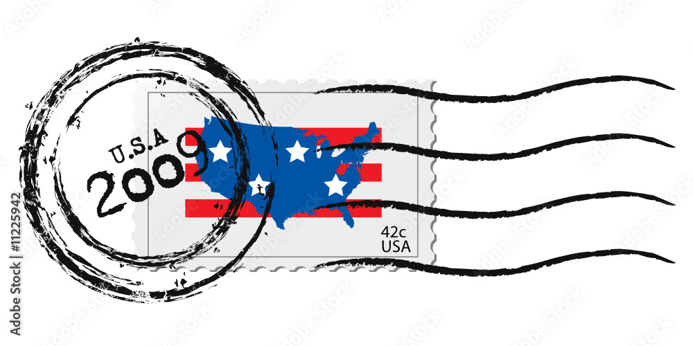 Obraz premium 2009 42c USA stamp