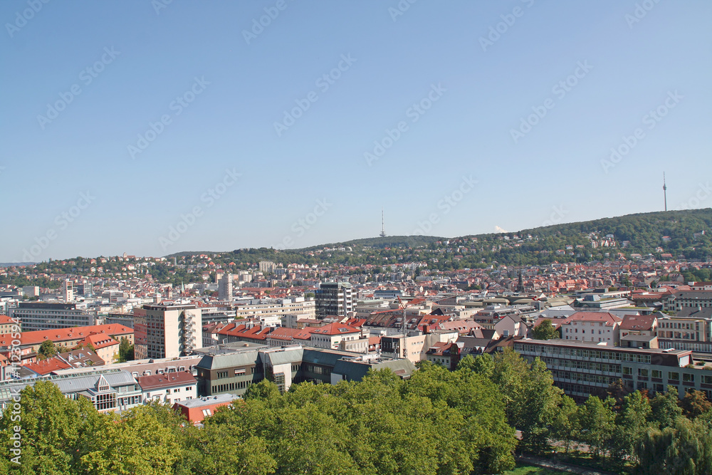 Stadt Panorama Stuttgart