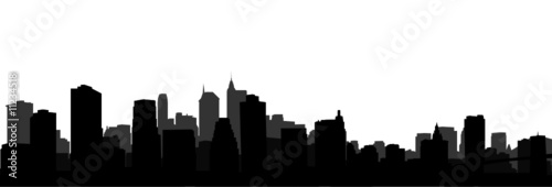 Skyline einer Stadt