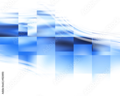 Obraz na płótnie Abstract blue background w salonie