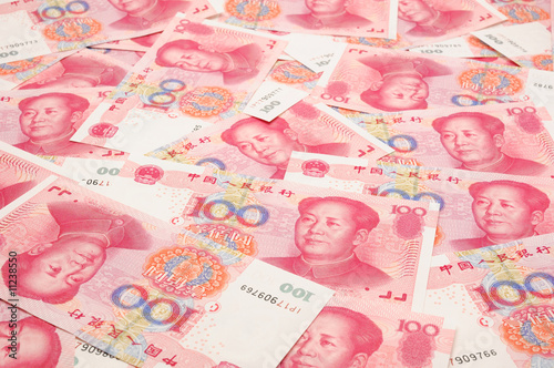 China yuan background