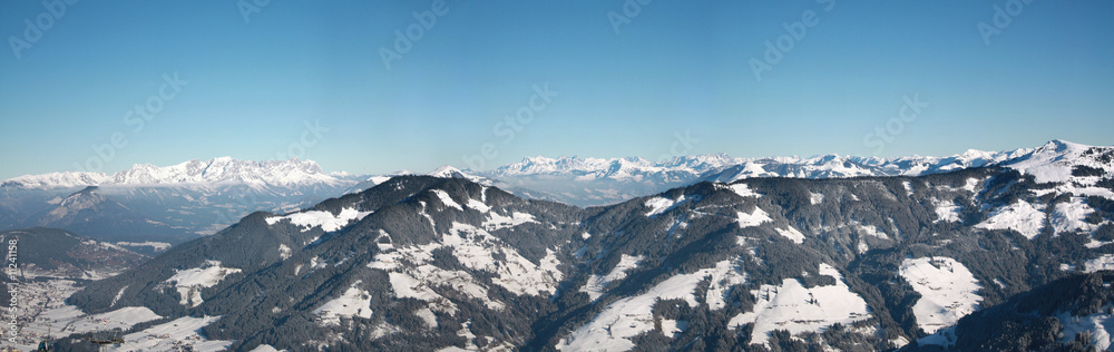 Panorama Wilder Kaiser - Wildschönau
