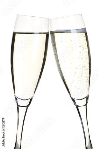 Two glasses of champagne