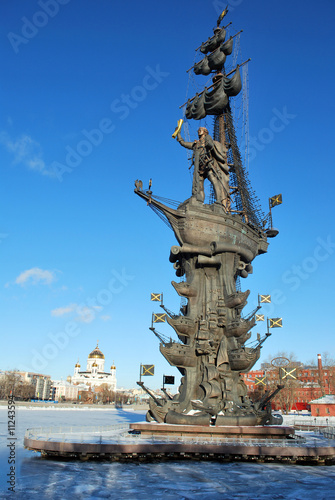 Statue sur la Moskova