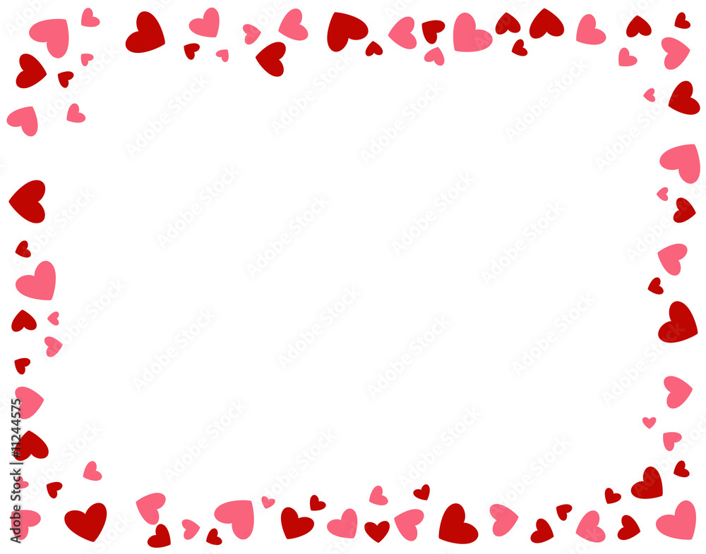A valentines background with hearts  with room for text