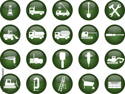 construction and building development vector icons